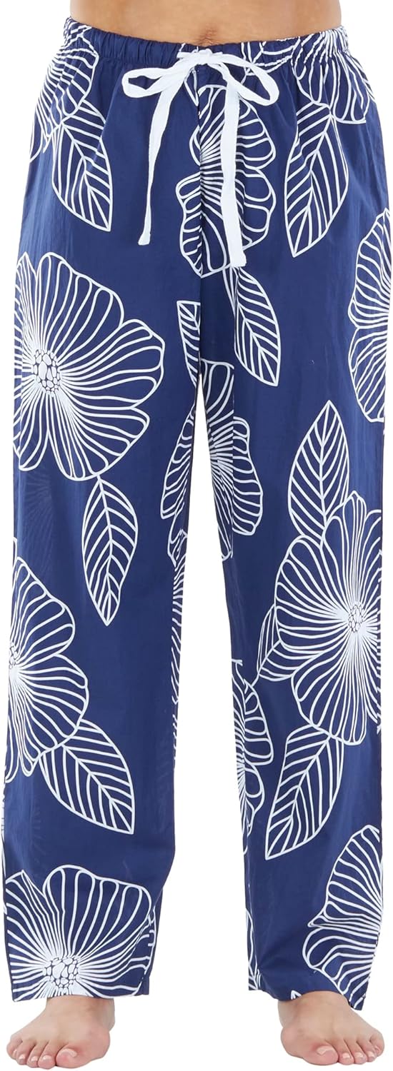 Sleepyheads Women's Sleepwear Poplin Cotton Short Sleeve Button Up Top Pajama Set - Image 3