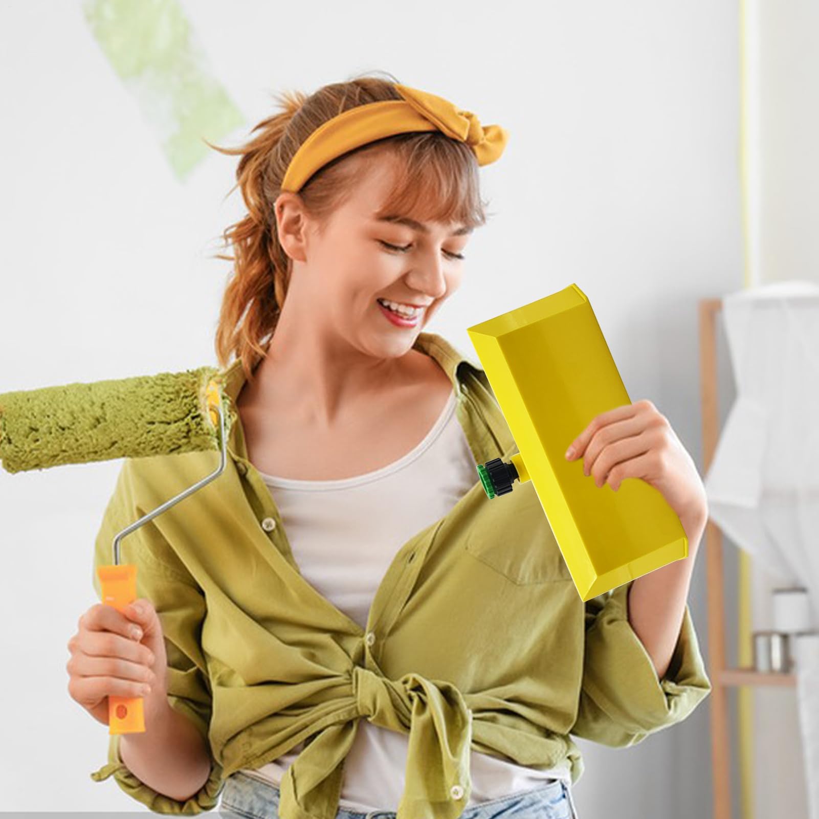 Strumento di pulizia del rullo di vernice | Dispositivo di pulizia per rulli di vernice | Distributore di pulizia per fai da te e professionisti Manutenzione di strumenti di pittura