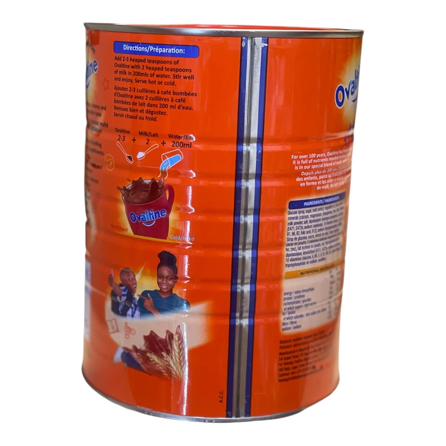 Chocolate Malt Powder Drink Mix, 10 vitamin and 5 Minerals, Over 50% Malt 800g