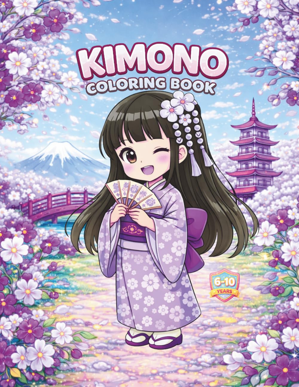 Kimono Coloring Book