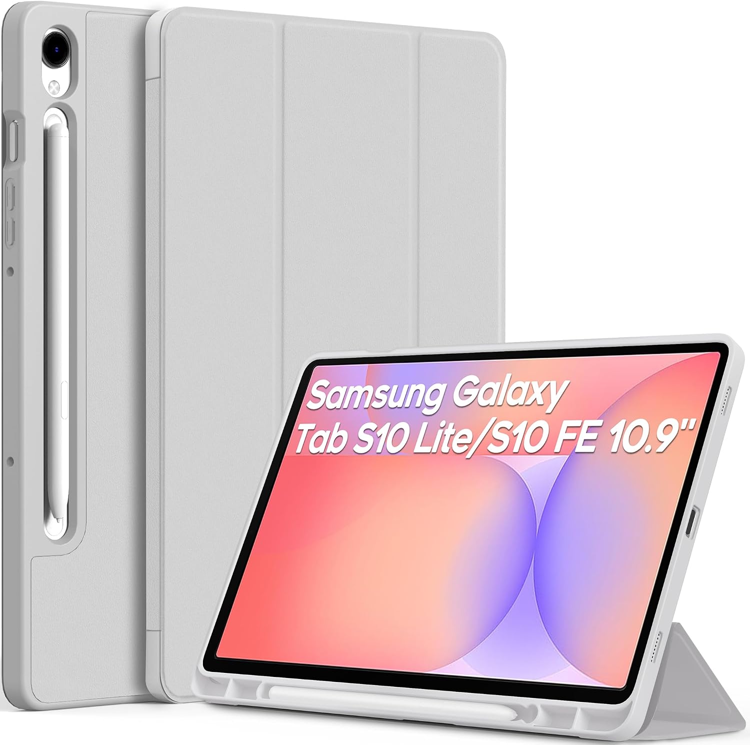 EasyAcc Case for Galaxy Tab S10 Lite/S10 FE/S9 FE 10.9 inch/S9 11 inch Thin