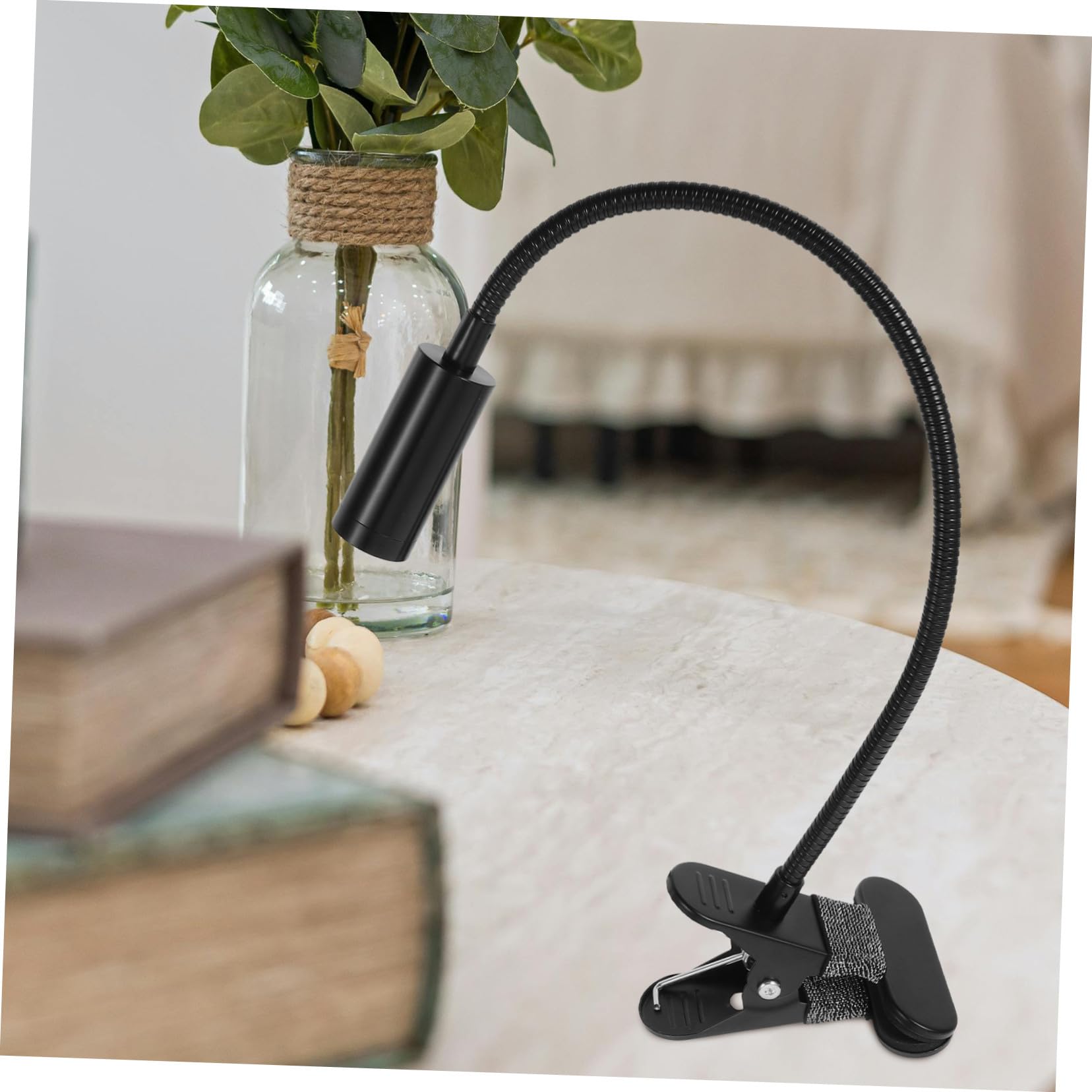 Toddmomy 3w Lampada Led Flessibile Luce Clip Per Lettura e Lavoro Sorgente Luminosa Bianca Fredda Braccio Collo d Oca Alimentazione Usb