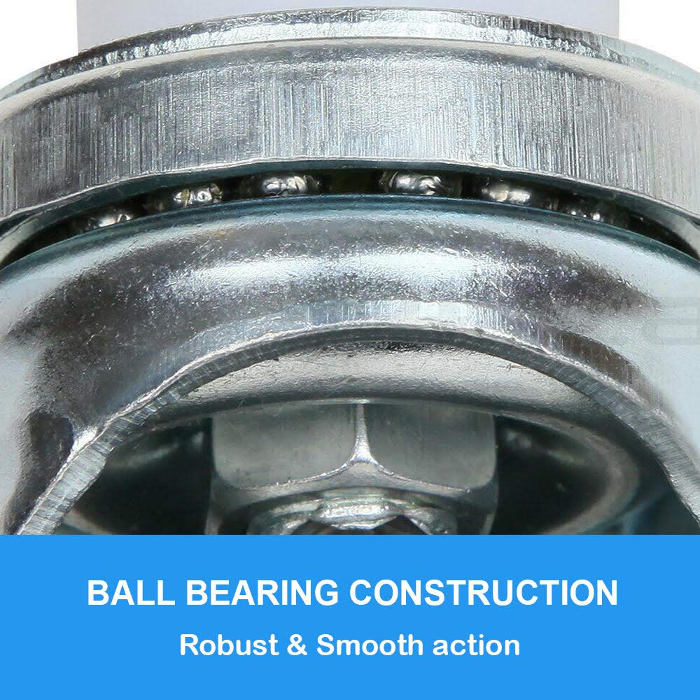 3" Casters for Stainless Steel Work Table | Wheels for Metal Prep Tables | Set of 4