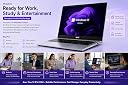 Acer One 14 Z14-55M Thin and Light Laptop | AMD Ryzen 3 7320U | 8GB LPDDR5/512GB NVMe SSD/Windows 11 Home | Ms-Office | 14-Inch HD Display, AMD Radeon 610M Graphics, Silver gallery image