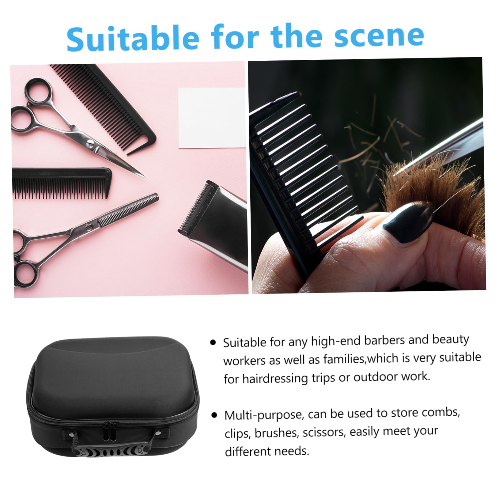 FOMIYES Borsa Porta Attrezzi per Parrucchieri - Set Asciugacapelli E Forbici Accessori per Organizer per Prodotti per Beauty Case