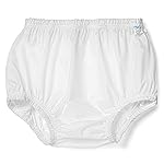 Incontinent Leak-Protection, Washable Pull-On Cover Pant, Advanced Duralite-Cool-Lightweight-Durable- Kleinert\'s (Optic White, Large)