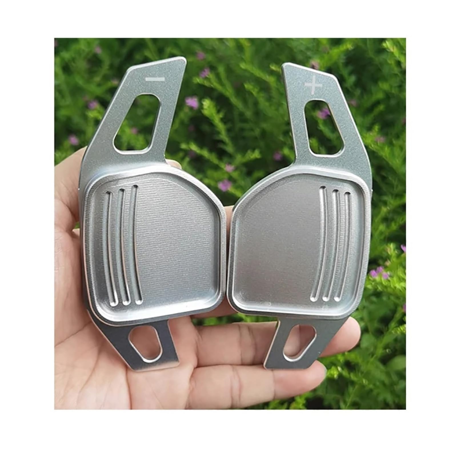 Mhyesa For Type B Silver For A3 S3 8V 8P A6 S6 C6 C7 Car Paddle Shifter(For Type B Silver)
