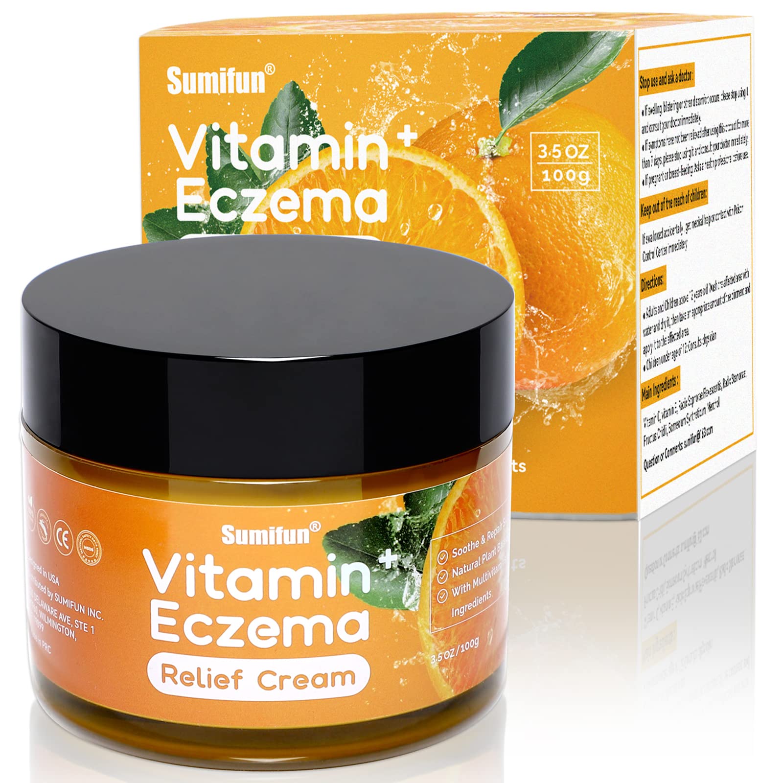 Sumifun Eczema Treatment Cream Psoriasis Eczema Dermatitis Rosacea ...