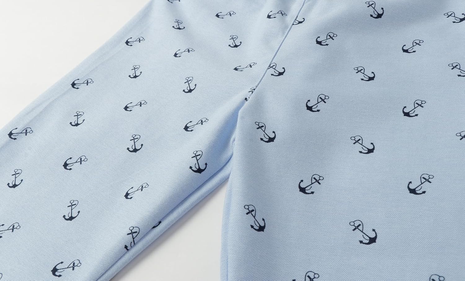 Mud Kingdom Boys Pajamas Set with Notch Collar Anchor Pattern Long Sleeve - Image 8