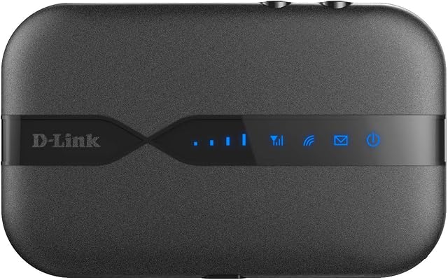 D-Link DWR-932 4G/3G LTE Unlocked Wireless N300 Mobile Broadband Router - Wi-Fi Portable Hotspot, Black