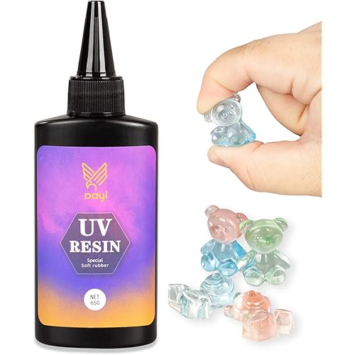 Clear UV Resin Soft Type 65ml 65g 2.3oz
