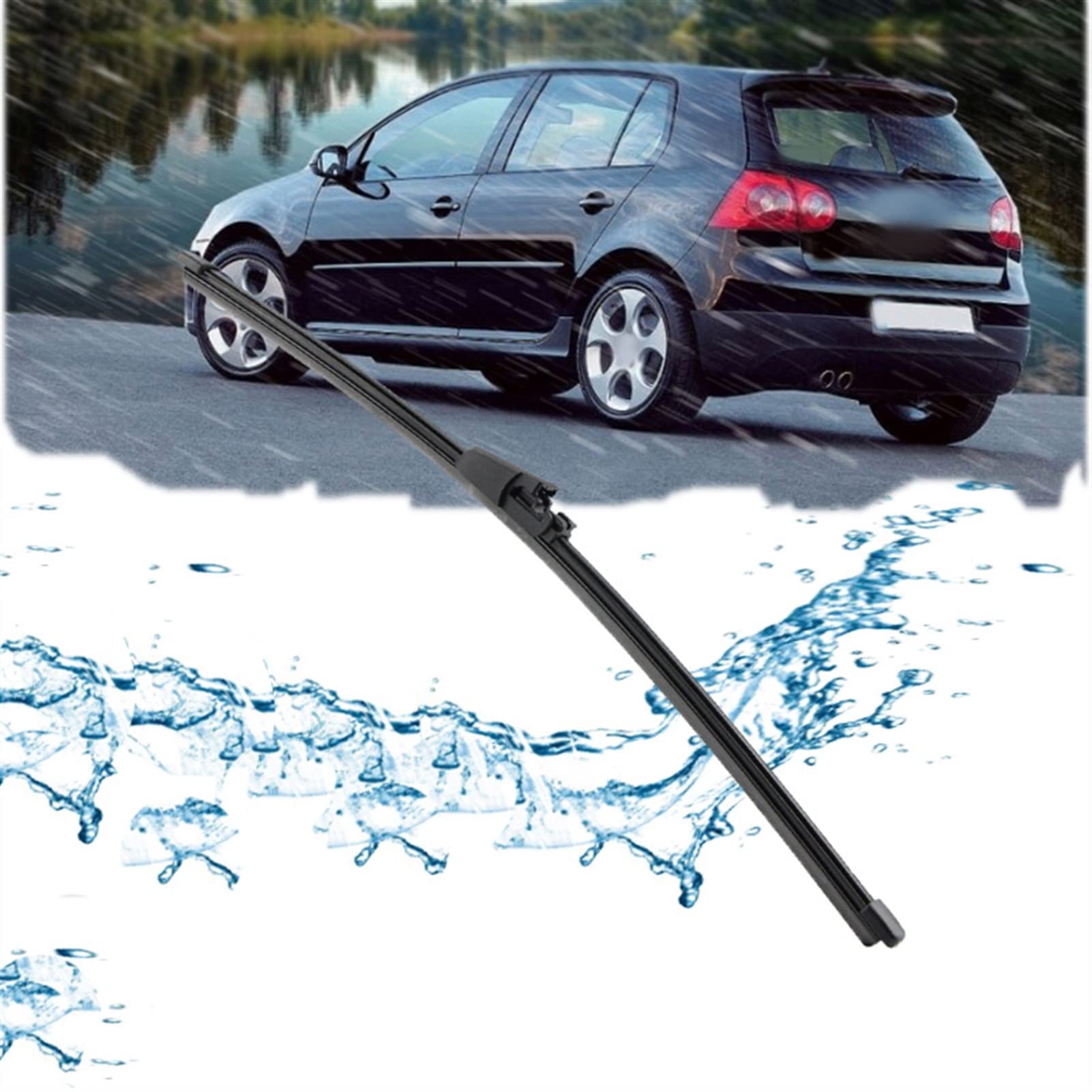 Fini les traces sur le pare-brise arrière essuie-glace durable Golf 5 335mm
