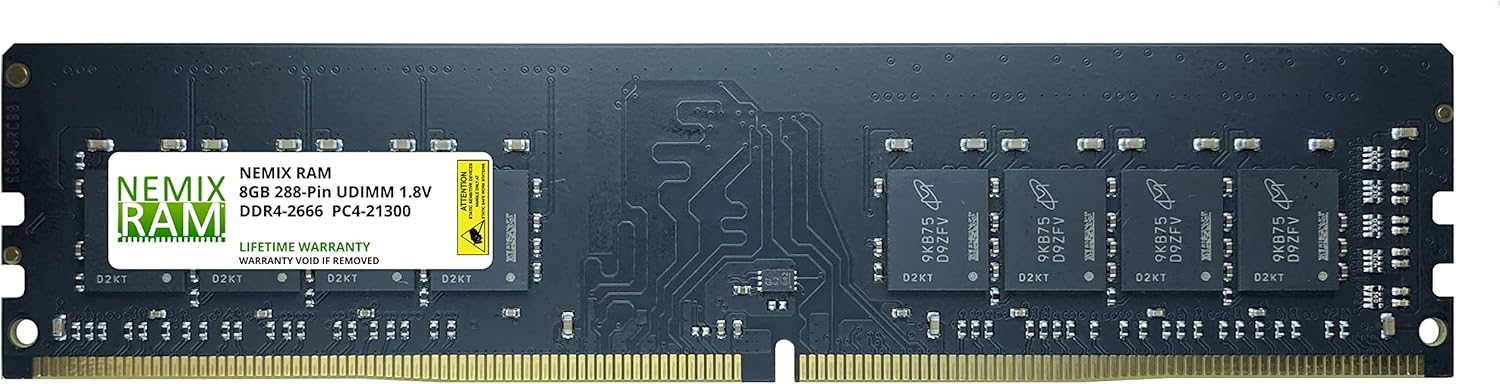 NEMIX RAM 128GB (16X8GB) DDR4 2933MHZ PC4-23400 1Rx8 1.2V 288-PIN ECC RDIMM Registered Server - View #5