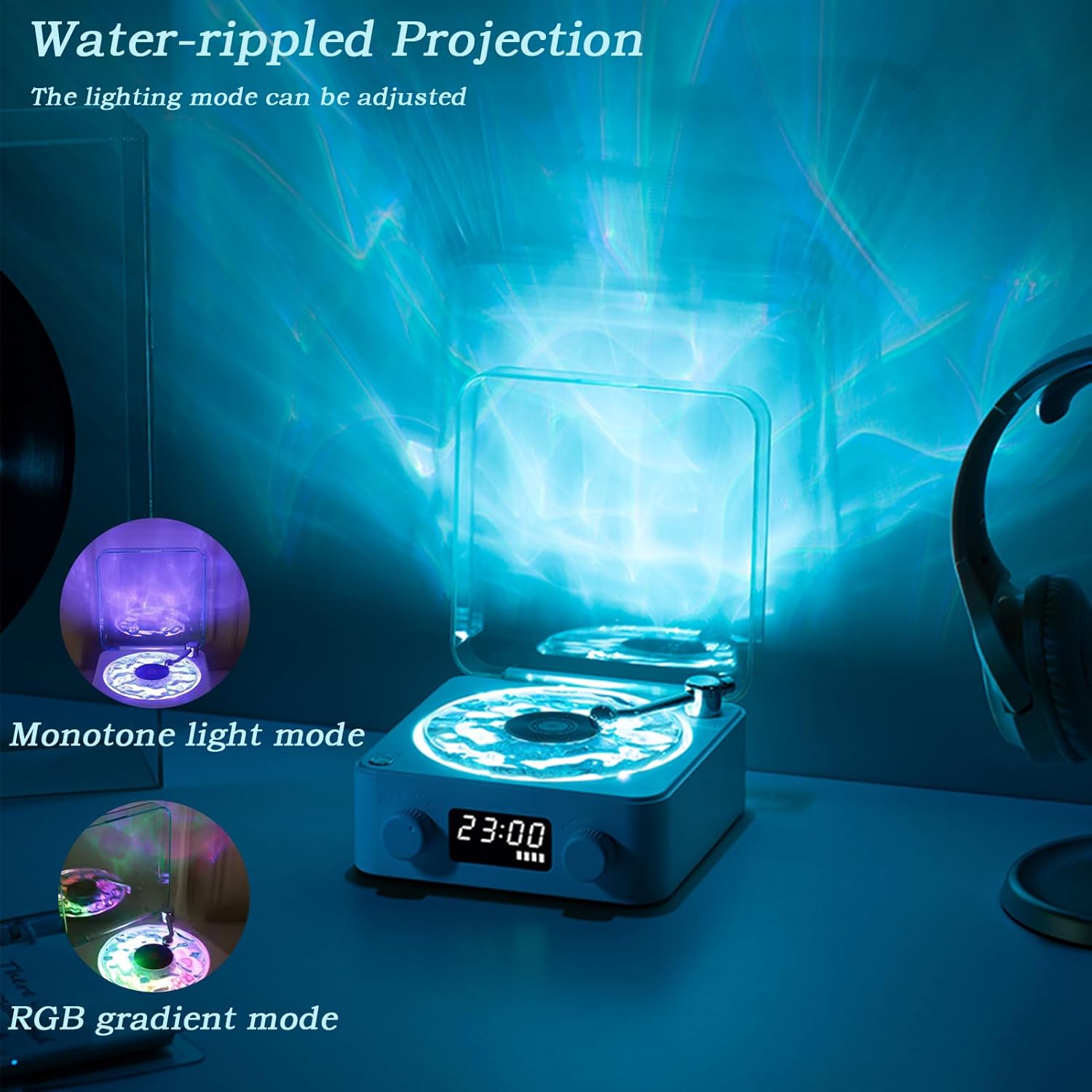 Waves Vinyl Bluetooth Speaker