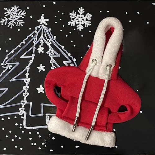 Miniatura 3 de Yajeea Sudadera con capucha para palanca de cambios de automóvil, divertida perilla de palanca de cambios, sudadera con cubierta de pomo de cambio,