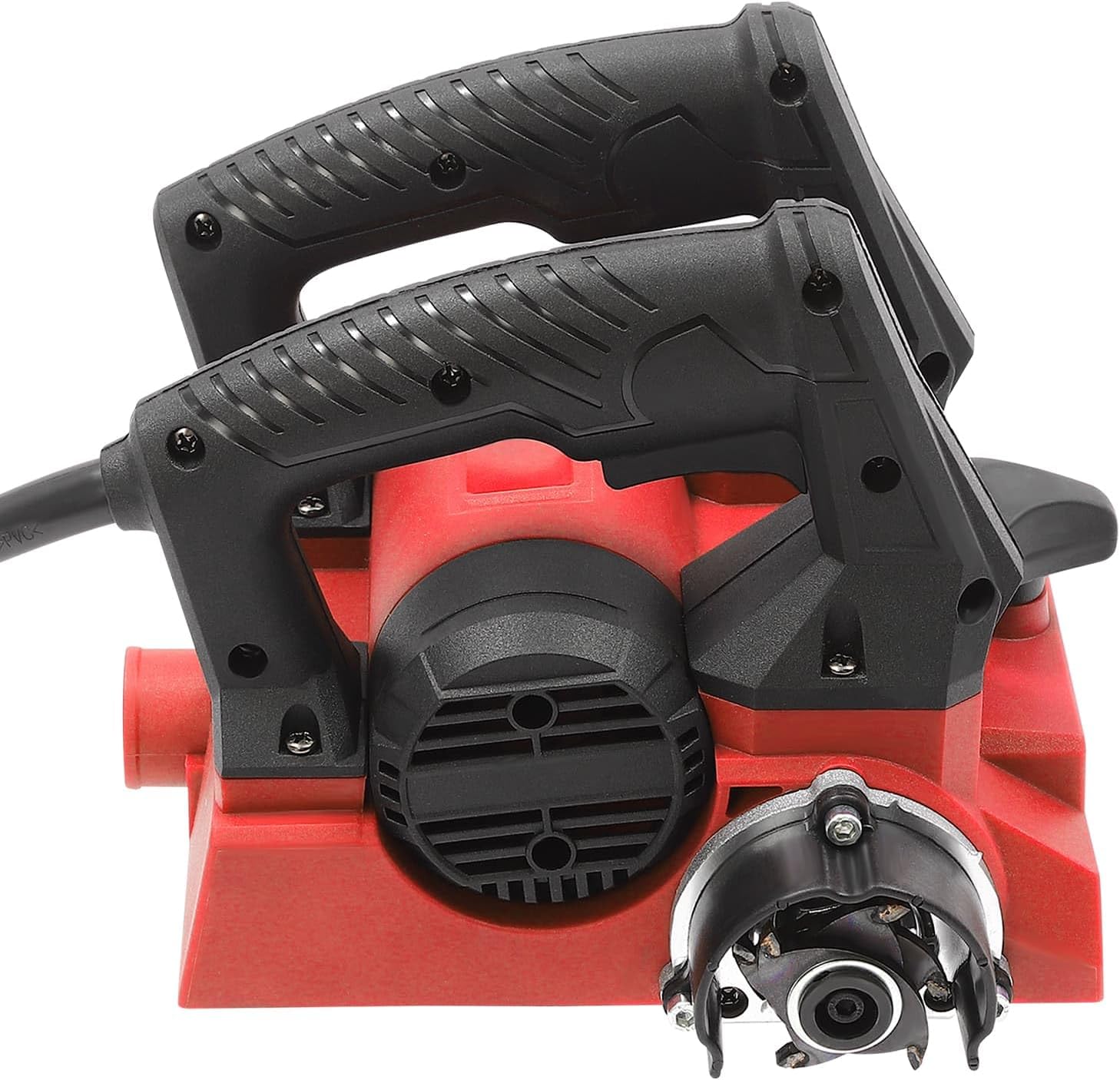 Electric Wall Planer, 1300W Power Hand Planer, Portable Roller Planer with Cable(Red)
