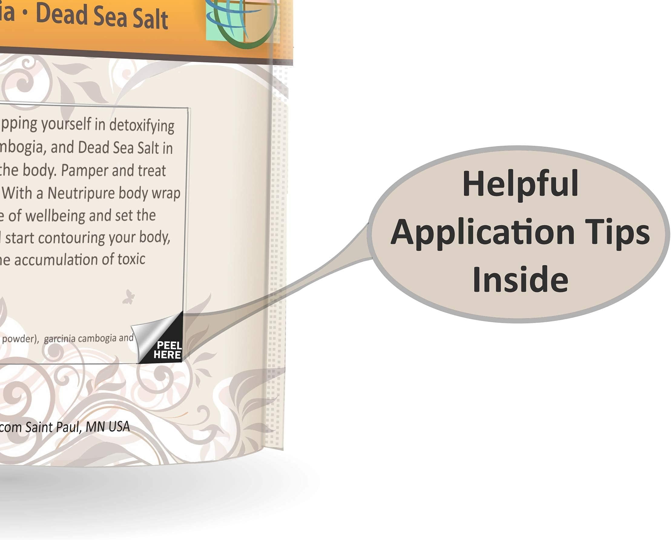 DIY Slimming Body Wrap: SPA Formula for Home Use: Seaweed, Healing Clay, Garcinio Cambogia, and Dead Sea Salt