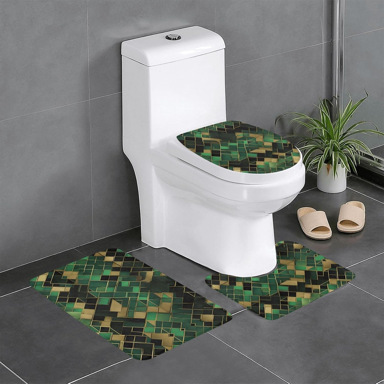 Black and Green Plaid 2