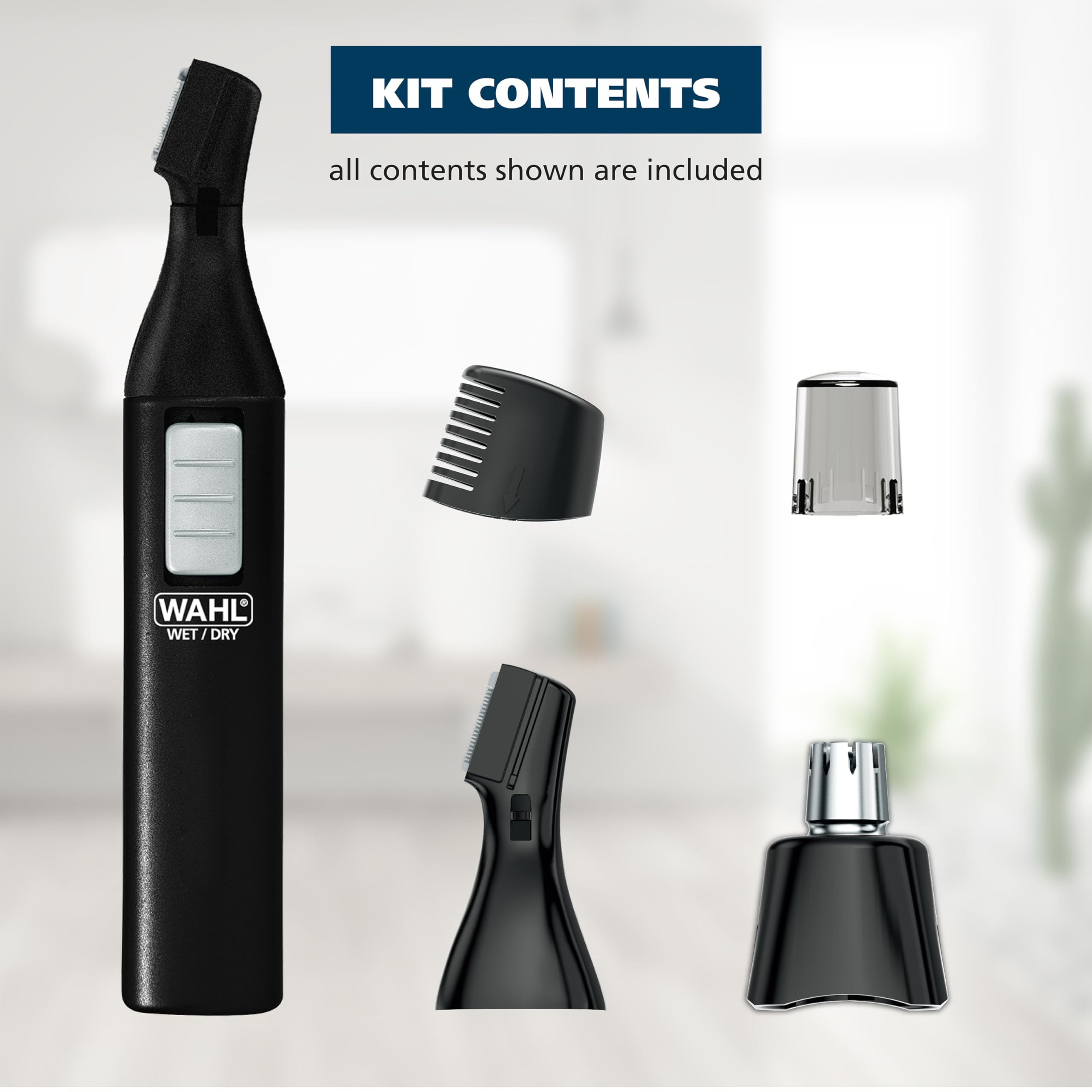 Wahl Wet/Dry Ear, Nose and Eyebrow Trimmer