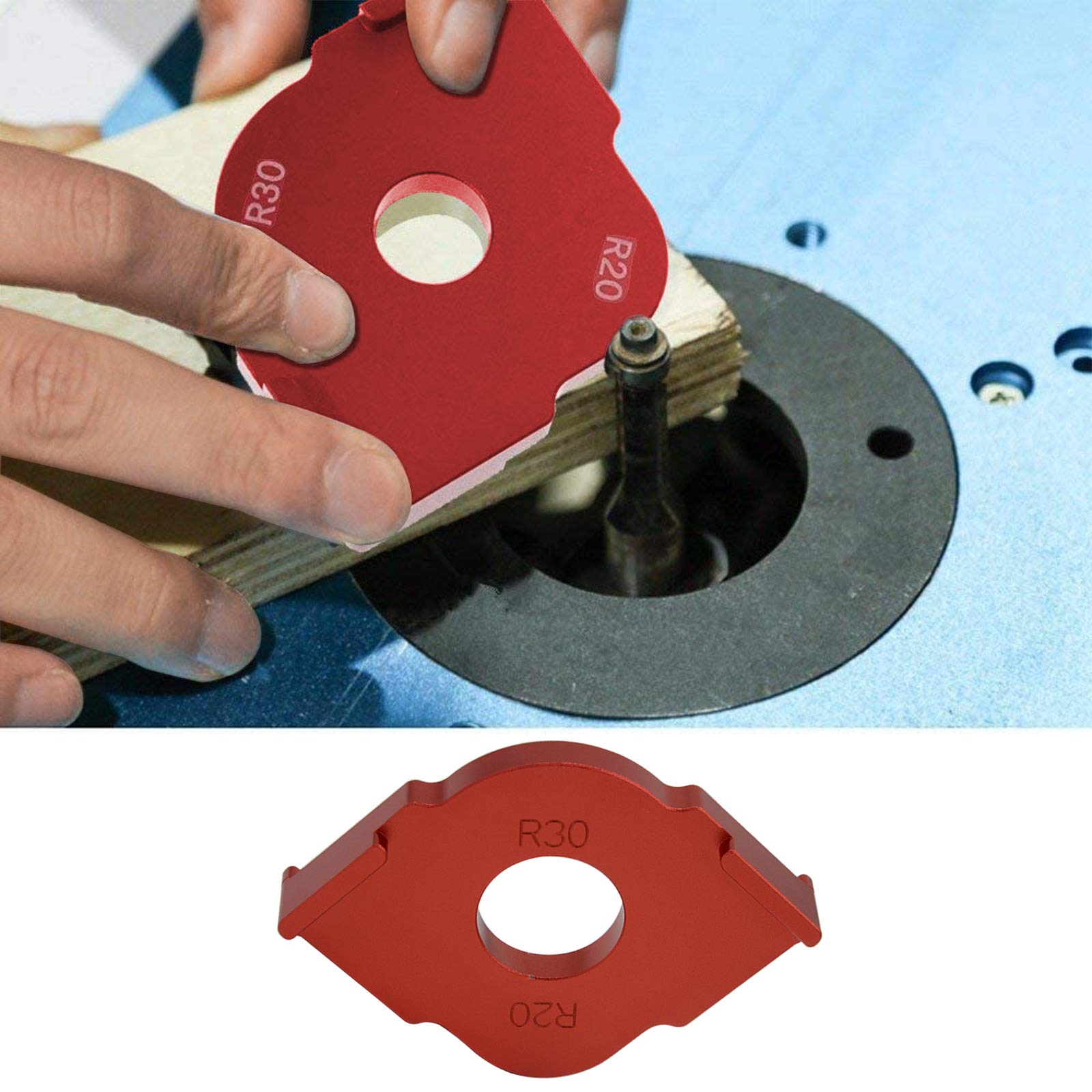 Corner Jig For Woodworking Set Of 2 Radius Router Templates - Aluminum ...