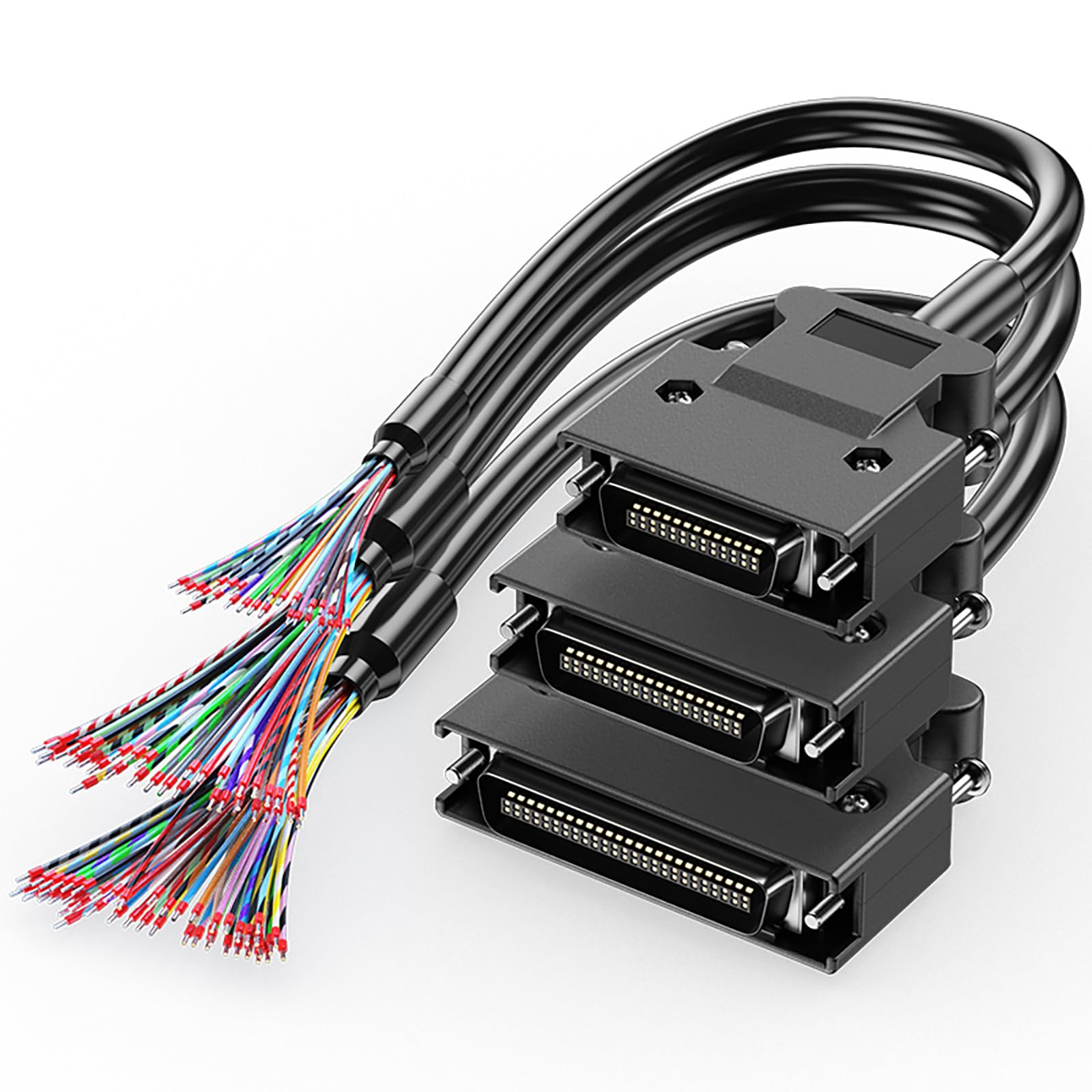 FOLODA Testa del cavo dati di SCSI singola con i connettori dei terminali CN50P CN36P CN26P CN20P CN14P per le librerie a nastro e gli array di dischi