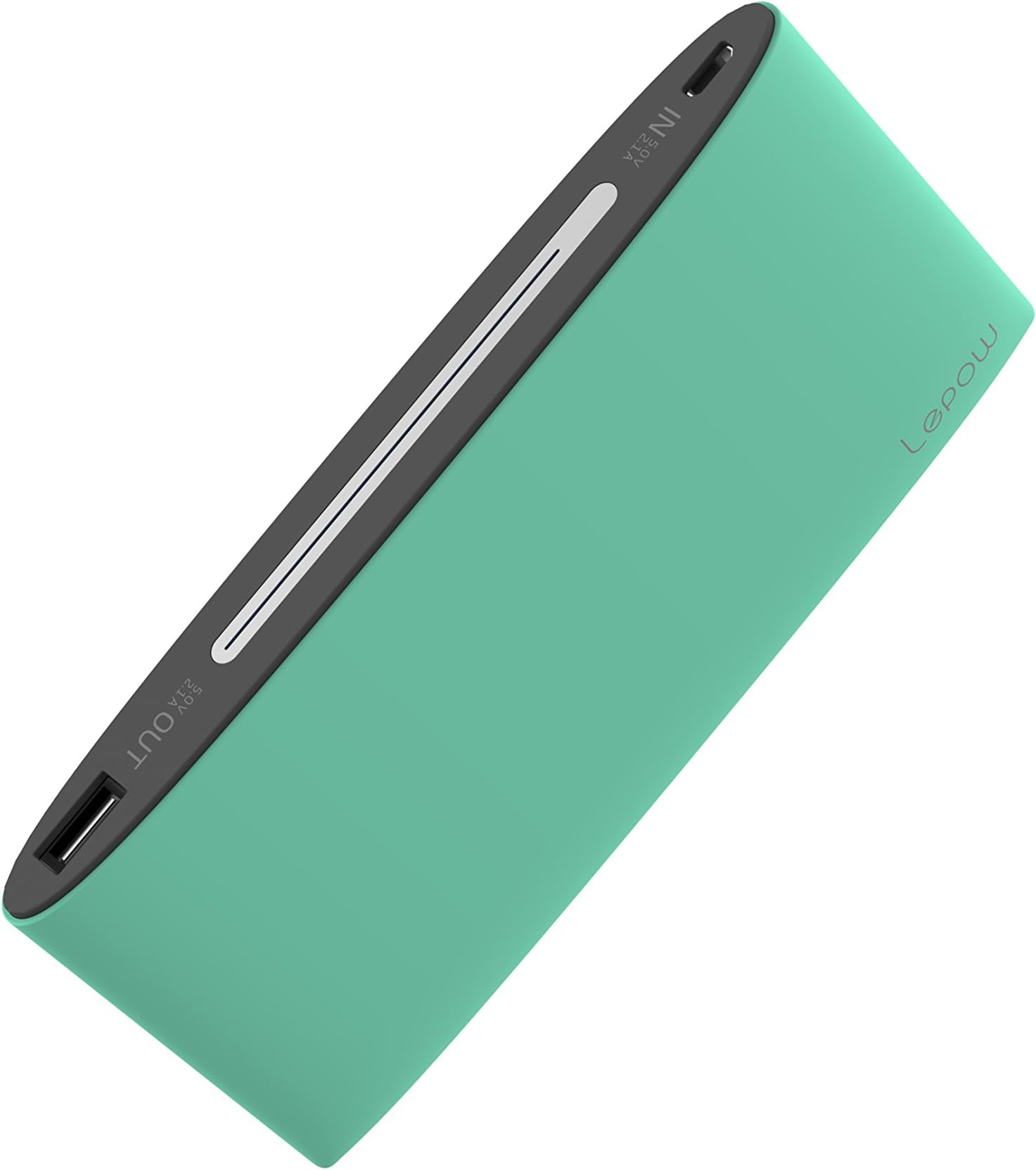 MOVONE able External Battery Pack with 2.1a Output, Safe Lithium-Polymer Battery, Fast Charge, Innovative Design and Compatible with Apple iPhone, Samsung and Other USB Charged Devices