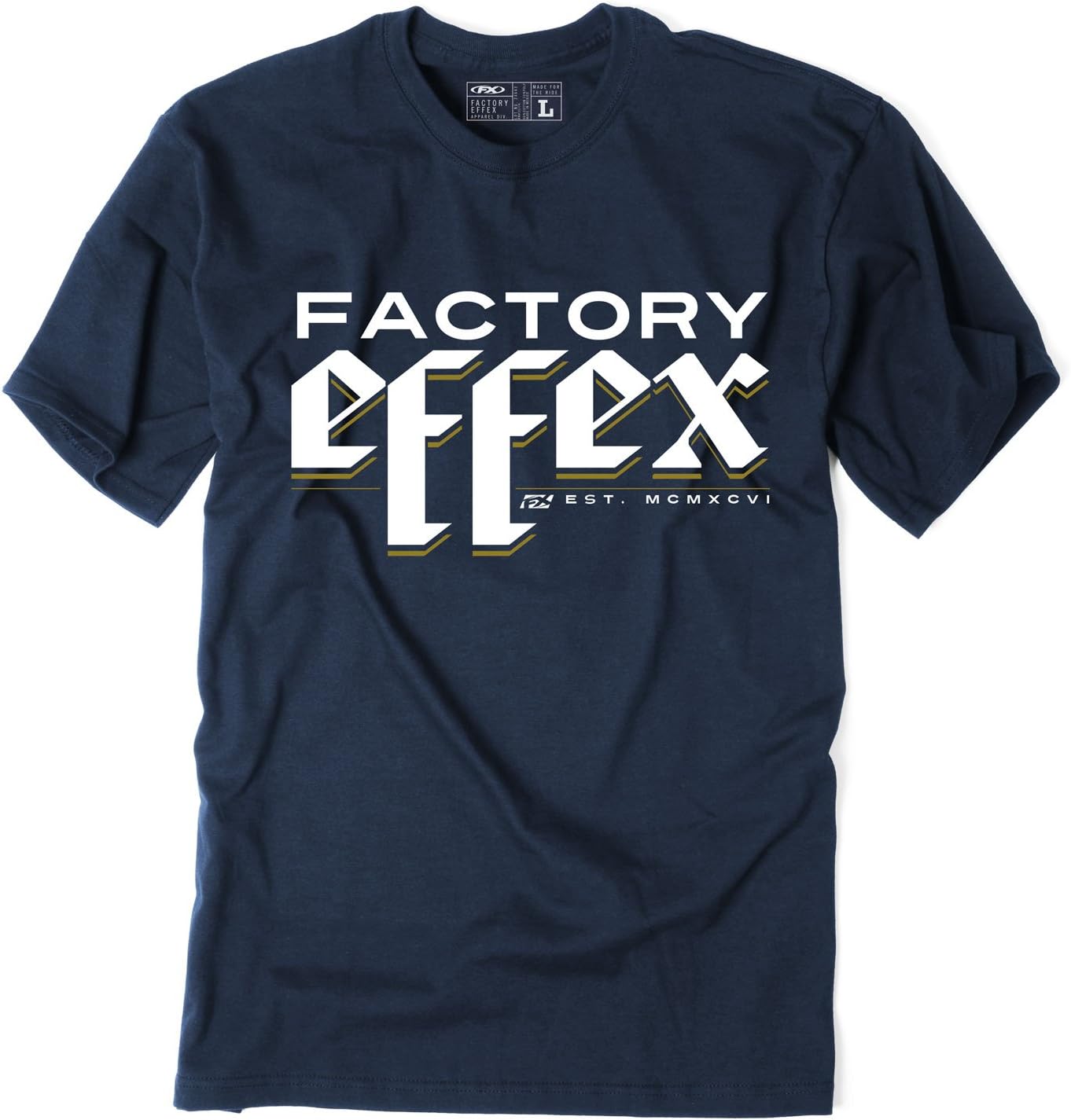 Factory Effex(18-87712 FX Pub T-Shirt (Navy, Medium)