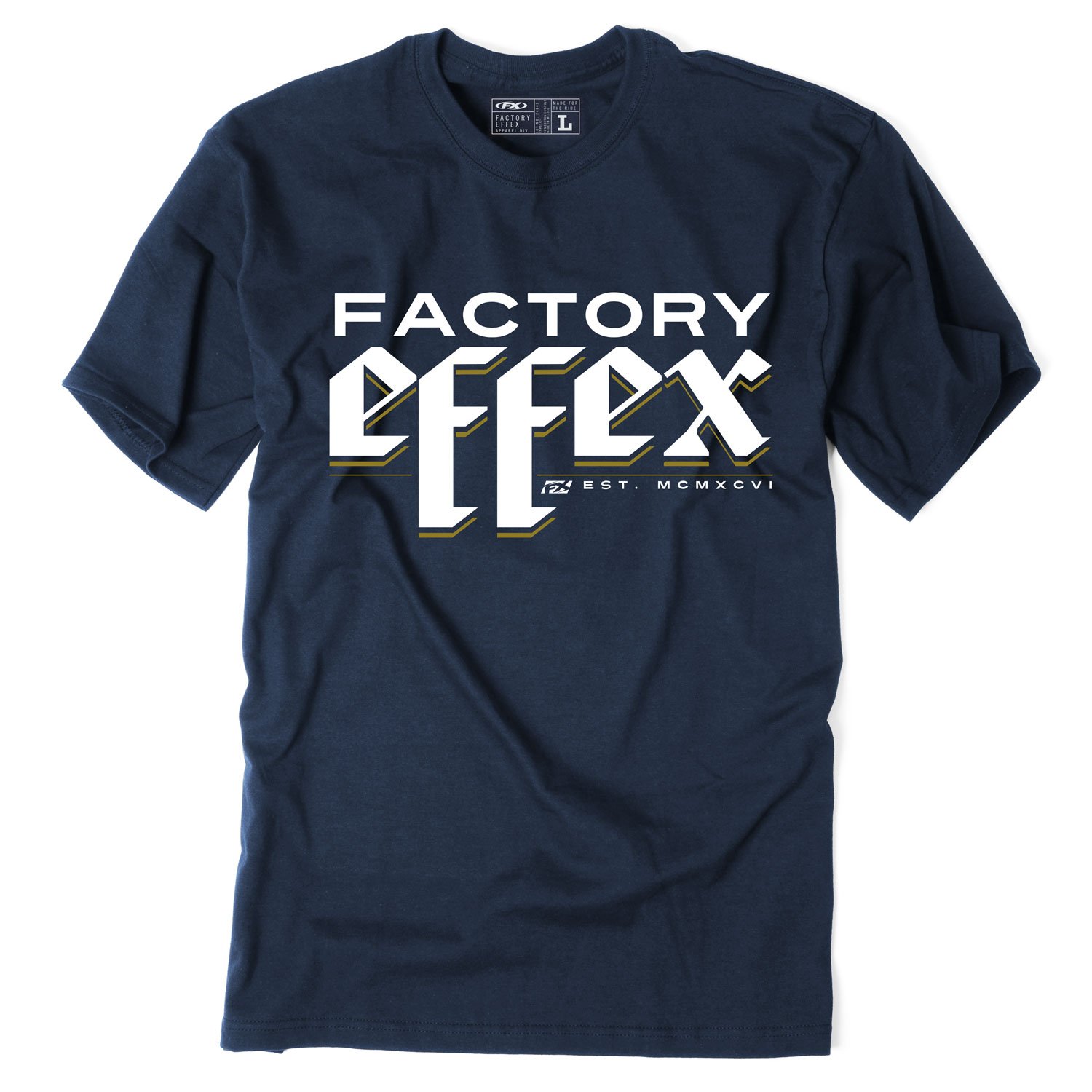 Factory Effex(18-87712 FX Pub T-Shirt (Navy, Medium)