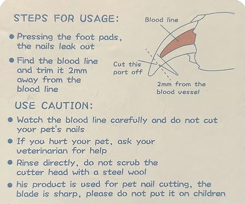 Miniatura 6 de PURPLE - Cortaúñas profesional para mascotas, fácil agarre, para gatos, perros, pájaros, conejos, hurones, chinchillas