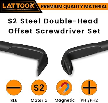 5PCS Right Angle Offset Screwdriver Set