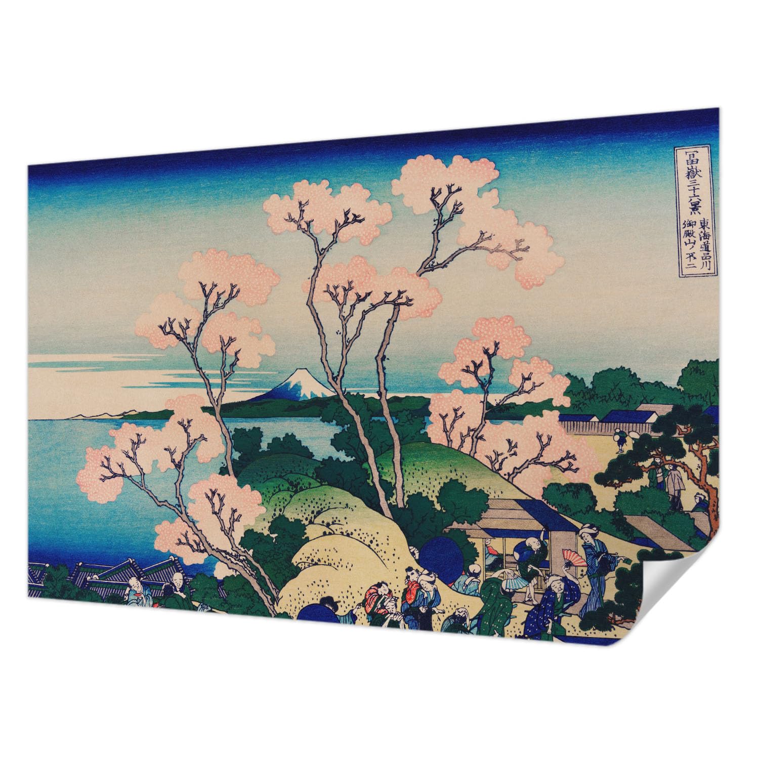 Papier peint adhésif fleurs de cerisier décoration murale salon chambre moderne 104x70cm