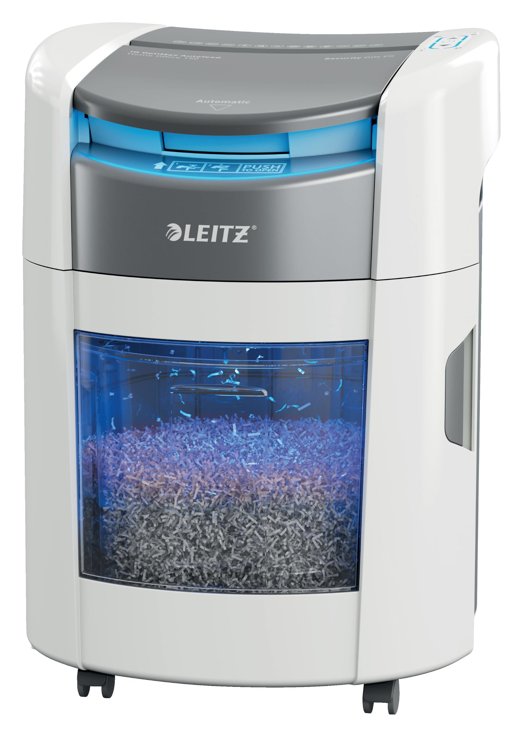 Leitz IQ OptiMax Autofeed 150 Destructora Microcorte Seguridad P5