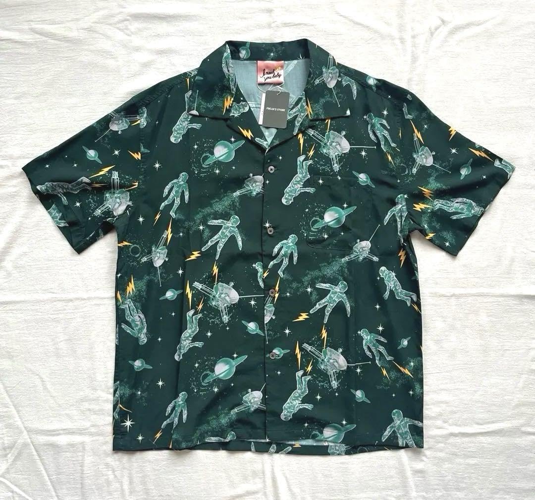 トップス I Need You Baby   S/S Open Collar Shirt Amazon.co.jp: I Need You Baby SS Open Collar Shirt