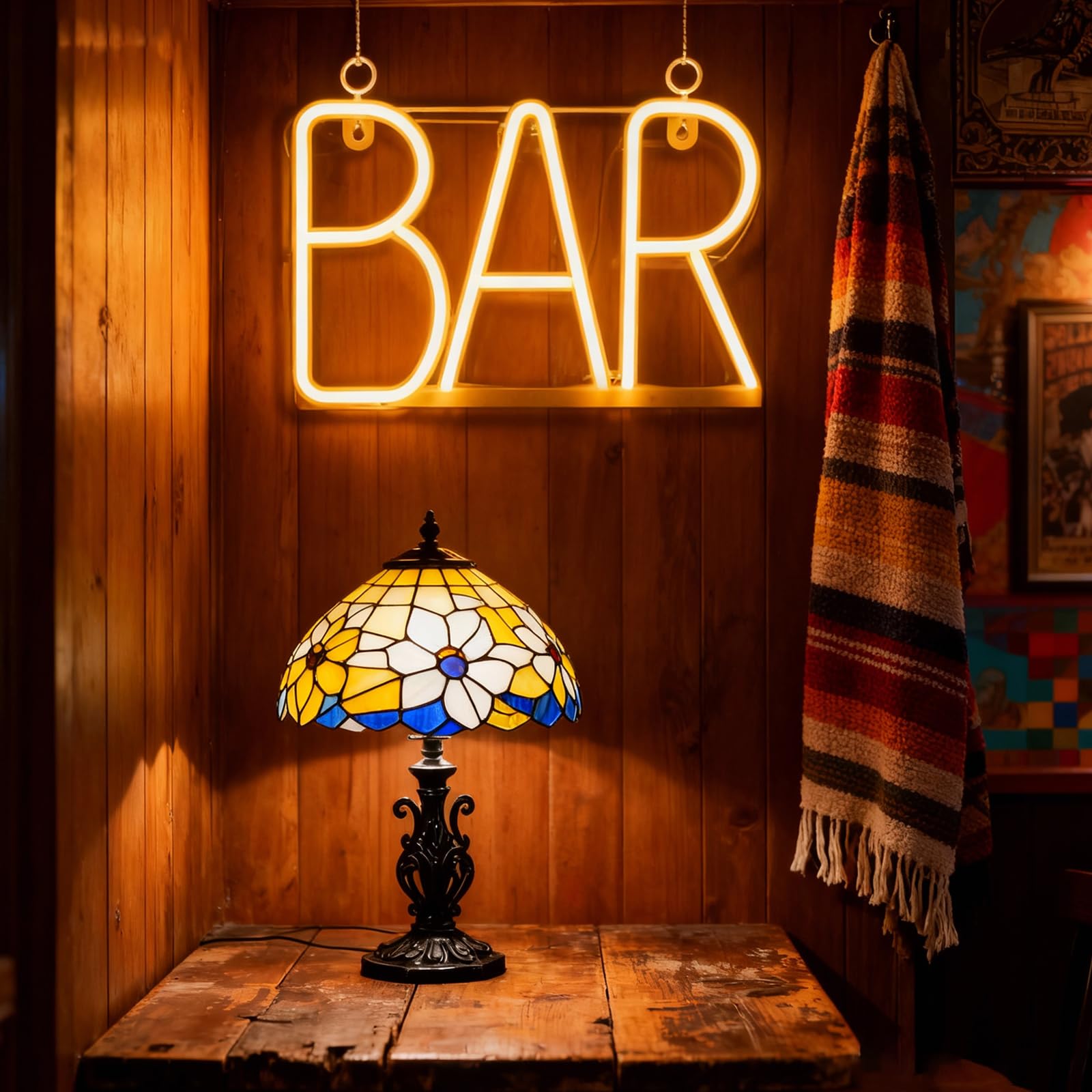 TNSLAND LED Buchstaben BAR Schild, Warmweißes Leuchtschild mit USB & Batteriebetrieb, LED Schild Neonlicht Leuchtschilder Wanddeko, Neonschild für Bar Deko, Partykeller Ausstattung, Theke Bar