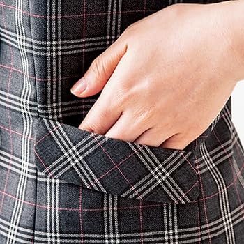 Amazon | ベスト (ハネクトーン) 9758 濃グレー(28) 13号 | 事務服