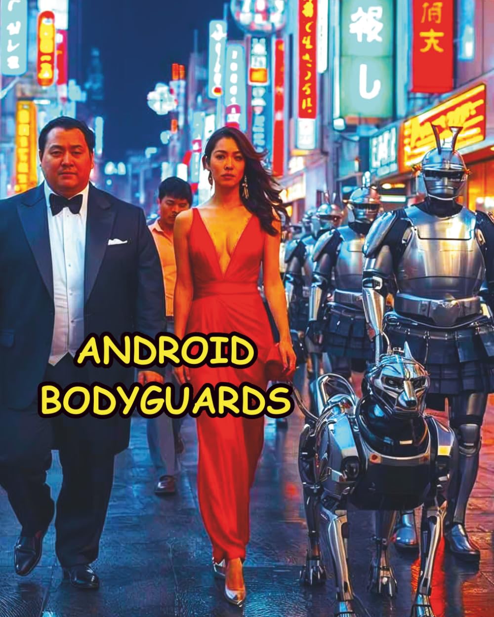 ANDROID BODYGUARDS: A Premium Colouring Book Featuring Android Bodyguards. (Dystopian world where Automatons control everything.)