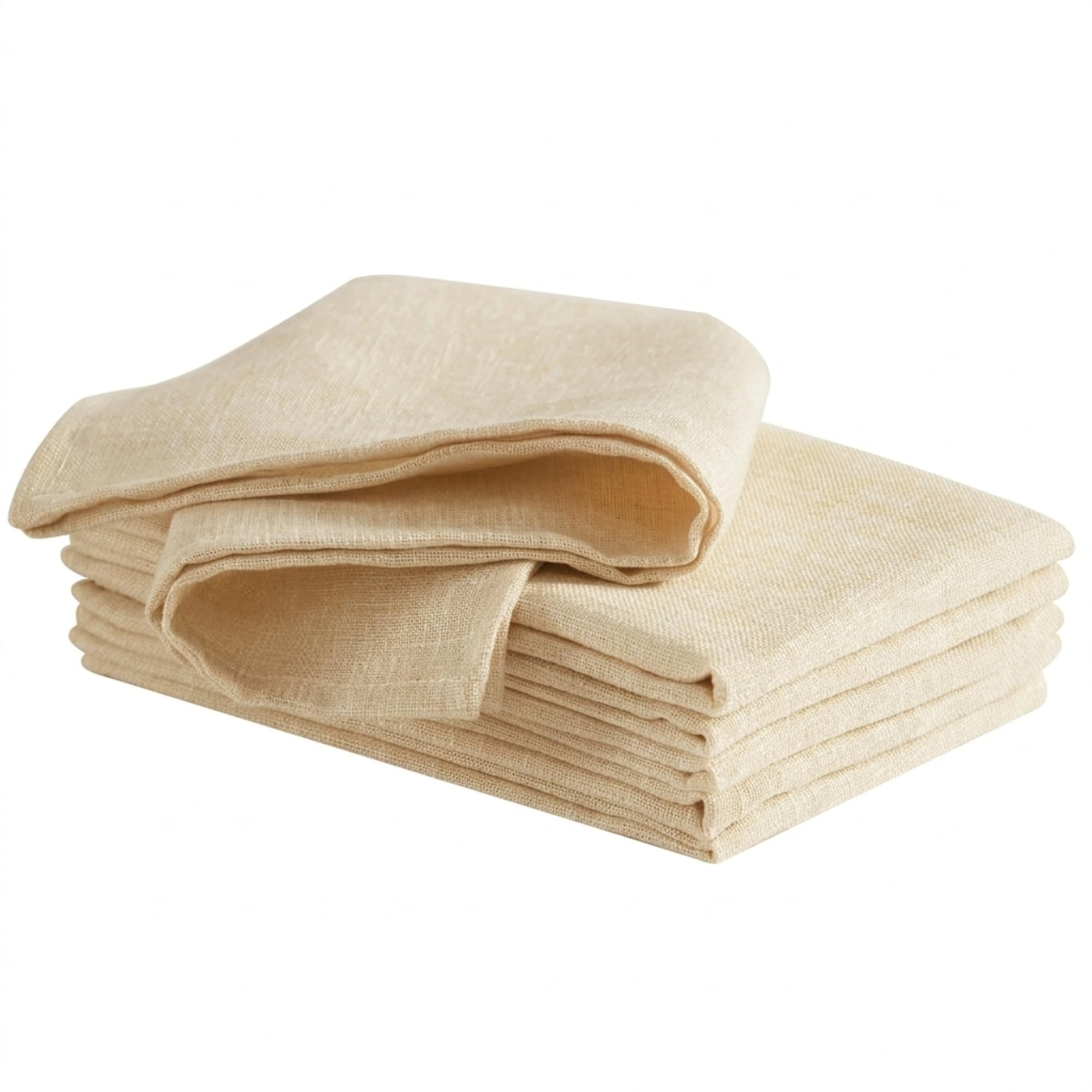 Laura Ashley Harper Luxuriously Smooth Fabric Napkins for Formal or Casual Dining, Holiday, Banquet, Wedding or Party, Set of 6 Napkins, Yellow — image 1