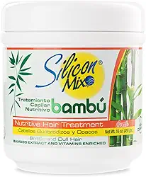Silicon Mix Tratmento Capilar Nutritivo com Extrato de Bambú e Enriquecido com Vitaminas 450g - Cabelo Quebradiços e Opacos.