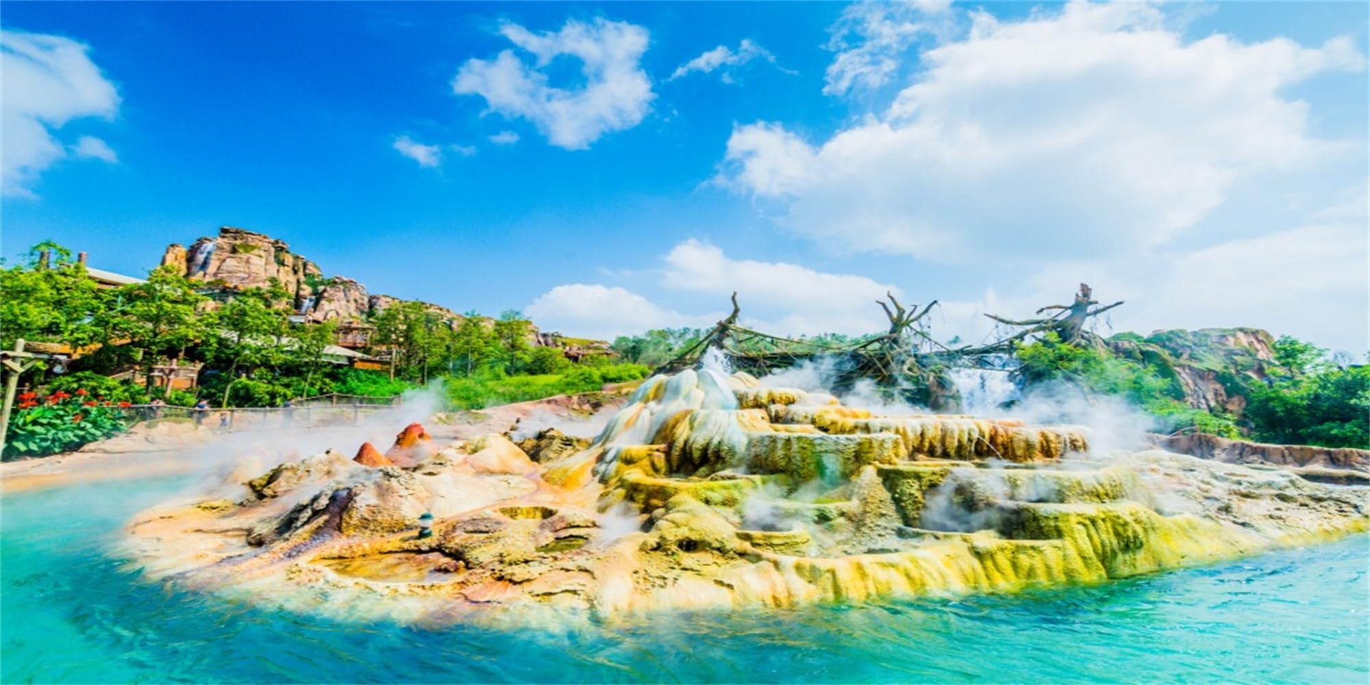 MIRRORANG 61x41cm Nature Scenery Terrarium Background Waterfall Mountains Rainforest Reptile Habitat Background Tropical Fish Tank Aquarium Background — image 1