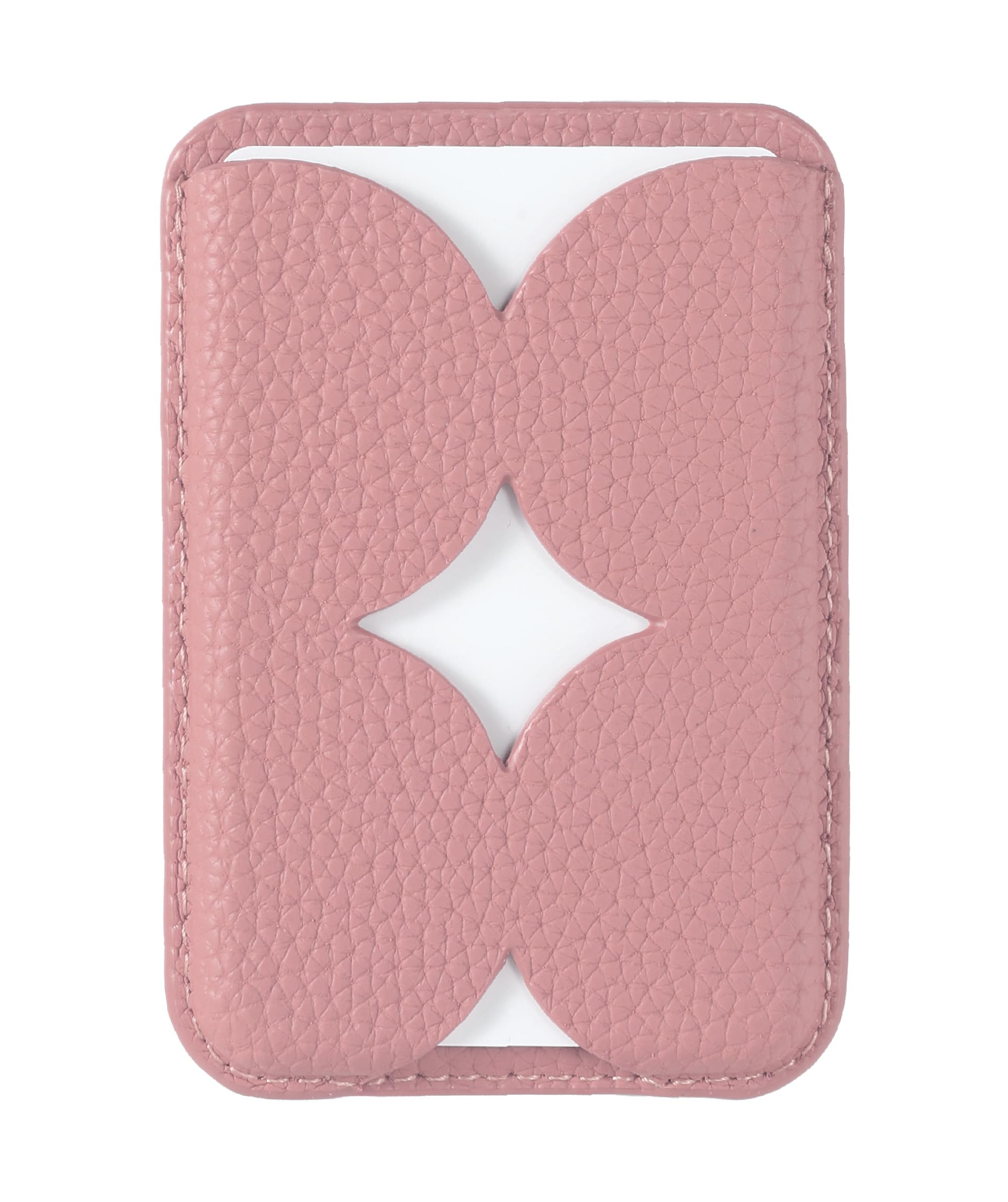 Luner - Leather Magnetic Card Wallet Compatible with Magsafe - for iPhone 17, 16, 15, 14, 13, 12 series - Holds 2 cards - Made of Vegan Leather -