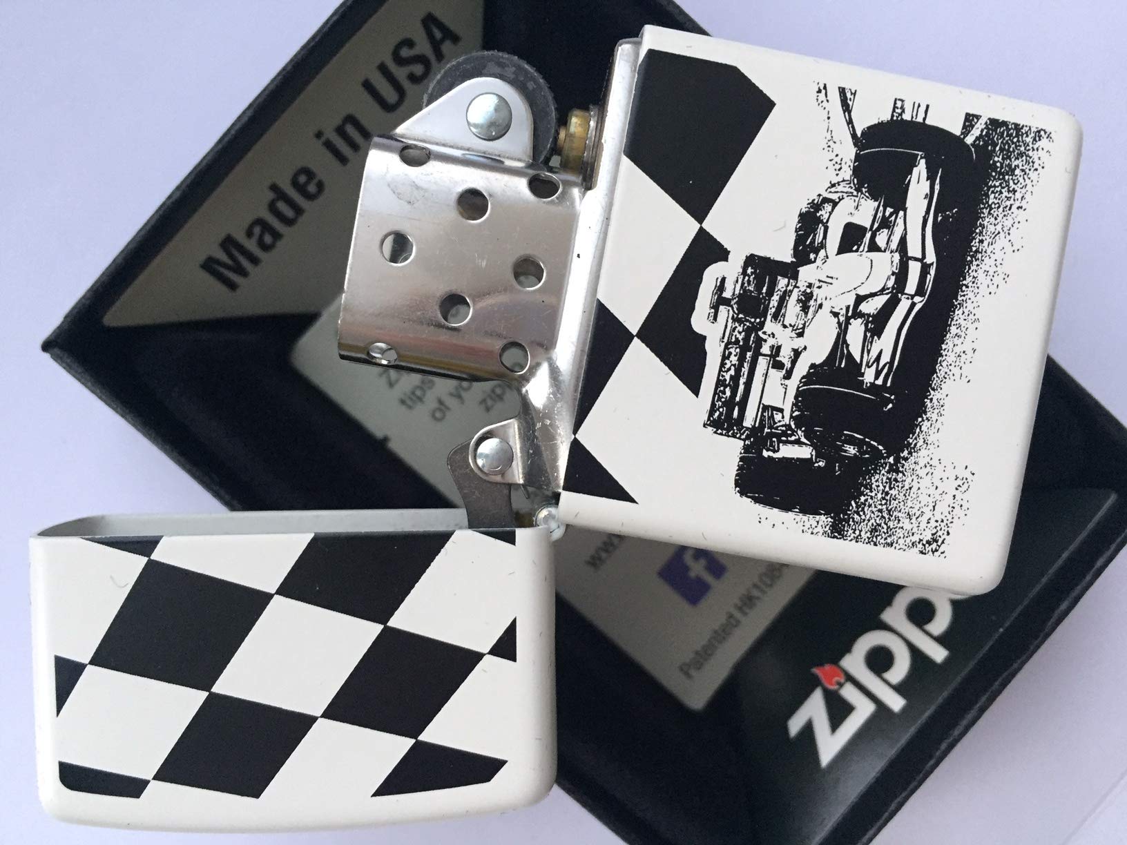 ZIPPO COLLECTIBLE LIGHTER 214 RACE CAR : Amazon.co.uk: Home & Kitchen