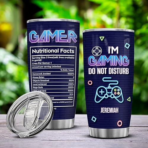 Vista 62 de winorax Vaso de guitarra personalizado con información nutricional de guitarrista eléctrica, regalos personalizados, vasos de acero inoxidable de 20