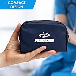 Primacare DS-9197-BL Professional Classic Series Manual Adult Size Blood Pressure Kit, Emergency Bp kit with Stethoscope and Portable Leatherette Case, Nylon Cuff, Blue