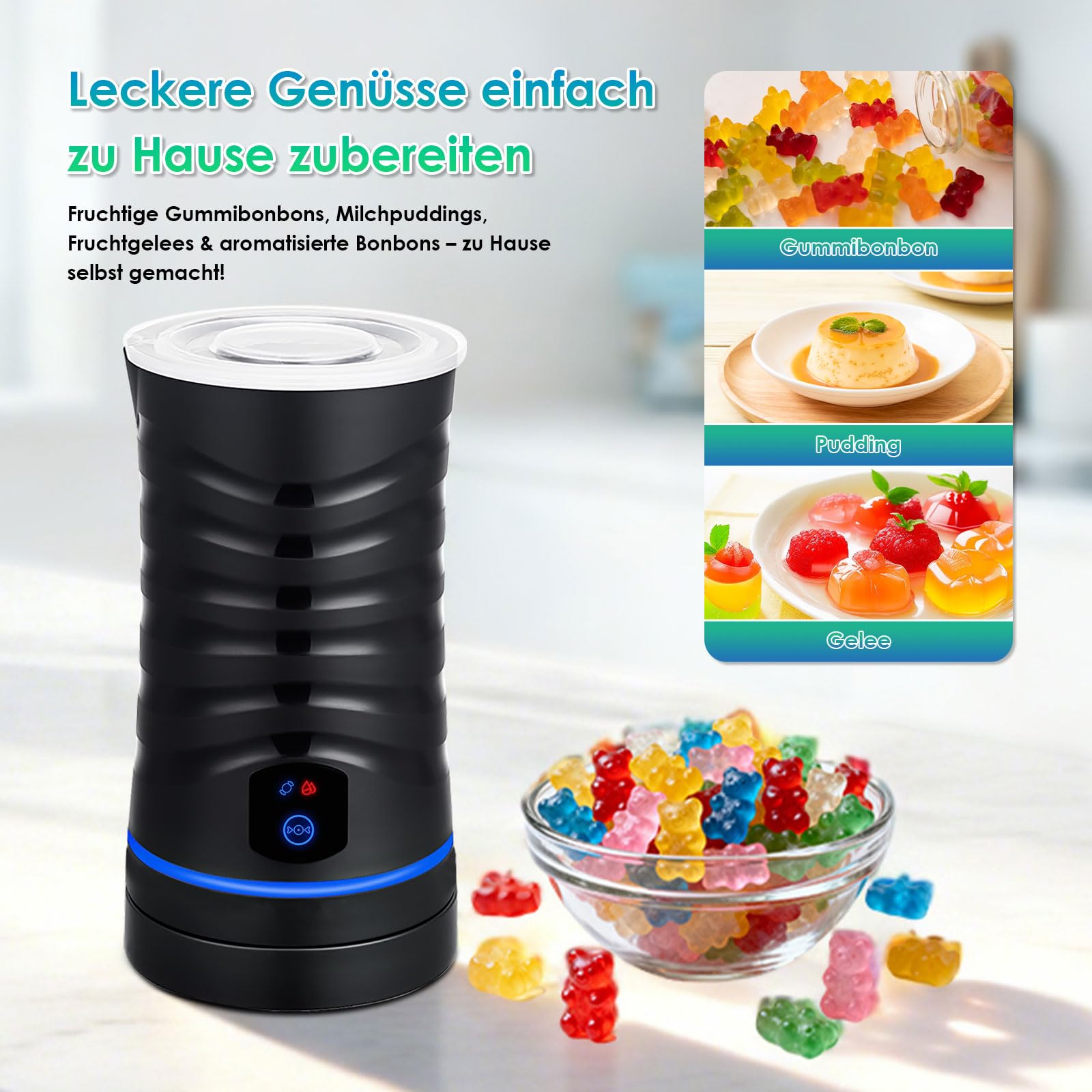 Gummy Candy Maker Mixer Infused Herb Edible Gummy Machine Gummy Making Kit DIY Gummy Maker