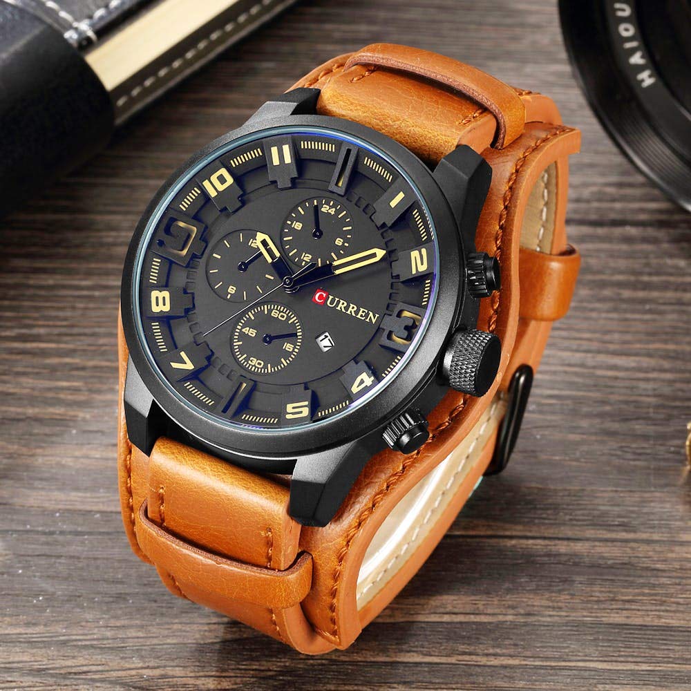 Relógio Masculino Original Curren 8225 Bracelete Couro Fundo Preto em promoção! Veja a oferta e mais achadinhos de Relógios de pulso 3 Hoje é o melhor dia para comprar Relógio Masculino Original Curren 8225 Bracelete Couro Fundo Preto com aquele preço maroto! Promoção! Aproveite a oferta! 3