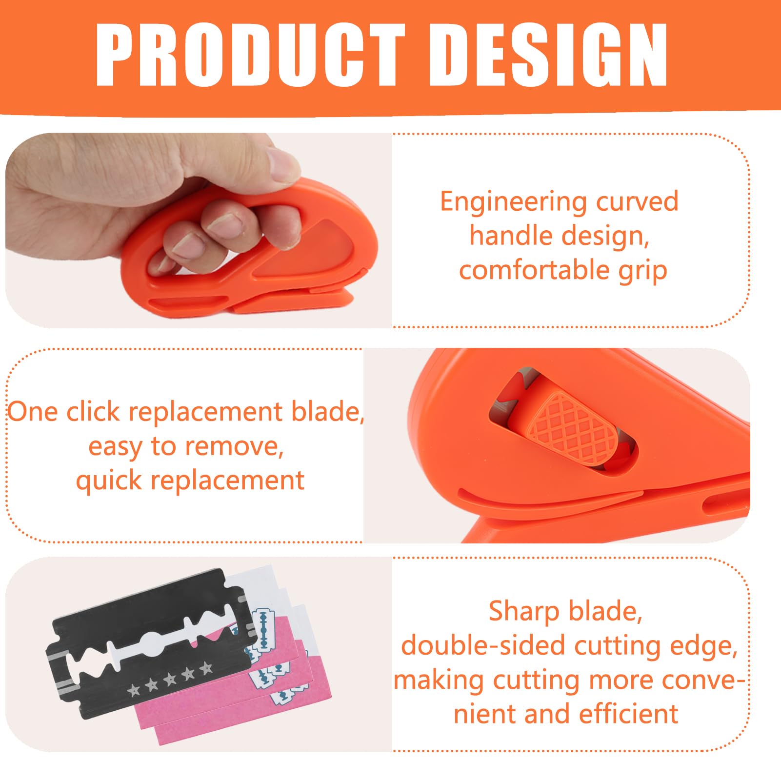 Lot De 2 Cutters Pour Papier Cadeau (4 Lames), Coupe-papier Cadeau, Cutter Pour Emballage Cadeau, Pour Noël, Halloween, Vacances Et Anniversaires