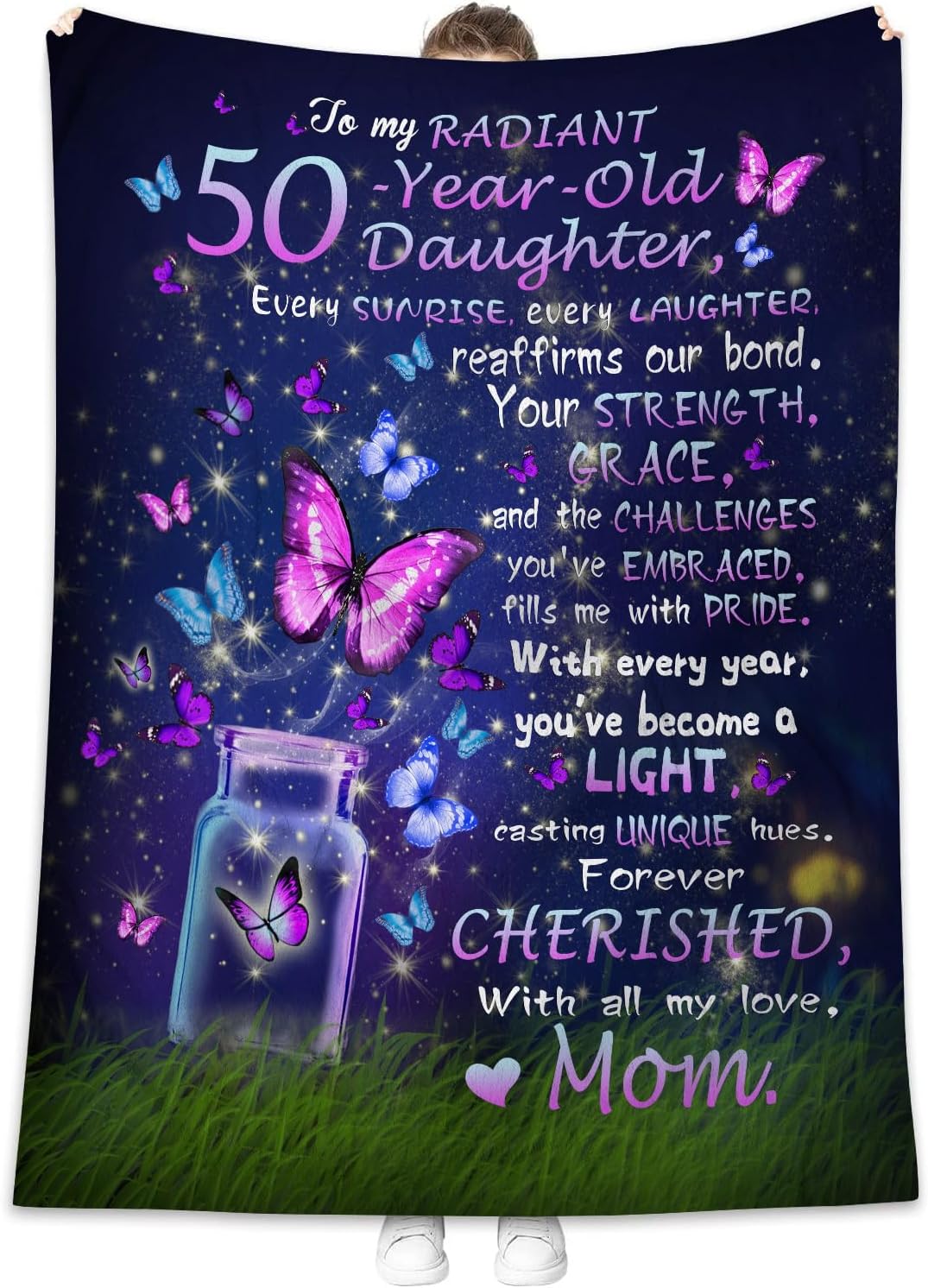 CUDEVS 50th Birthday Gifts for Women, 50th Birthday Gifts
