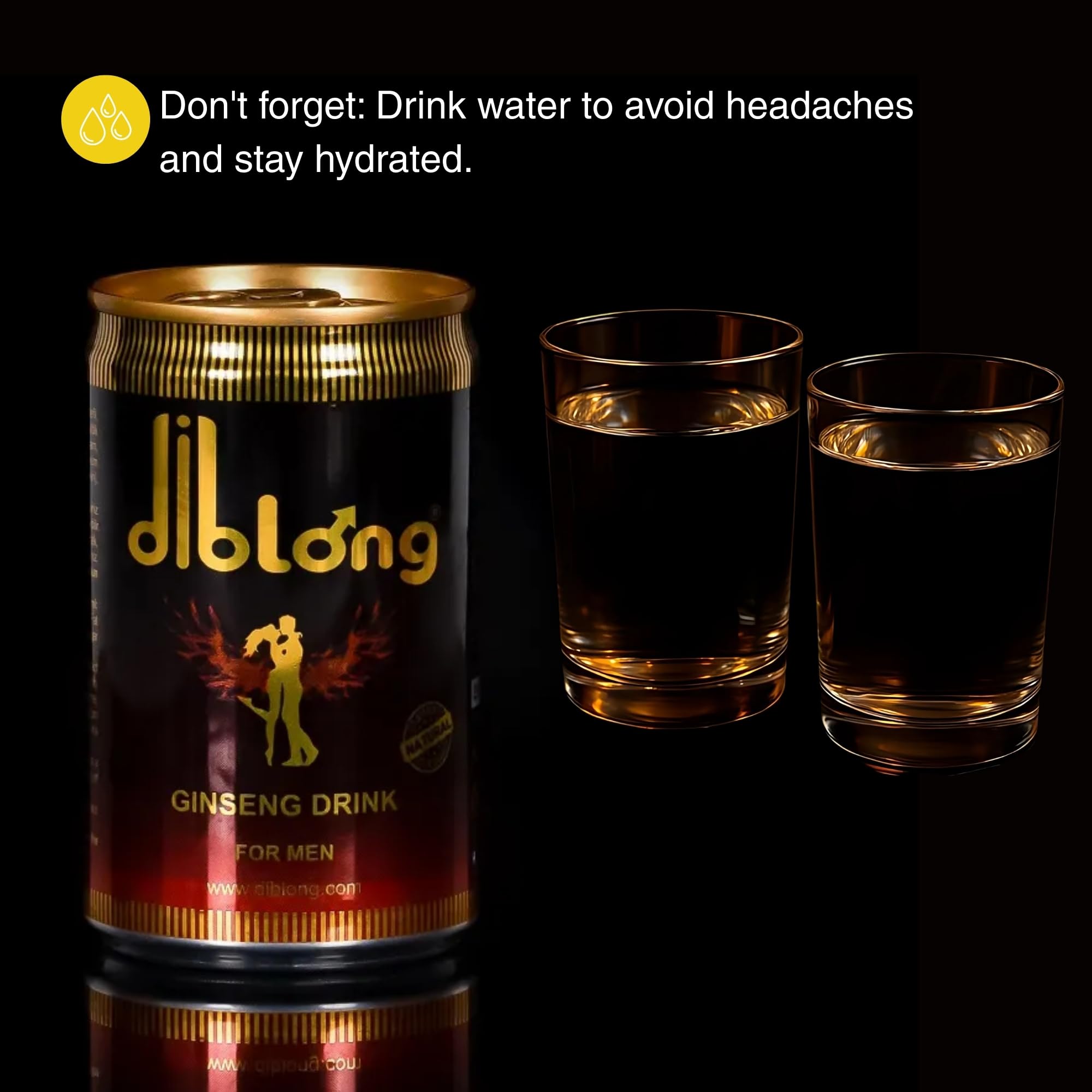 Diblong Boisson Énergétique Aphrodisiaque pour Homme (150 ml) – Boisson Herboriste Premium à Base de Plantes pour Vitalité & Bien-Être, avec Extrait de Ginseng