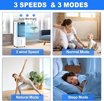 Portable Air Conditioner, Portable Evaporative Air Cooler, Swamp Cooler