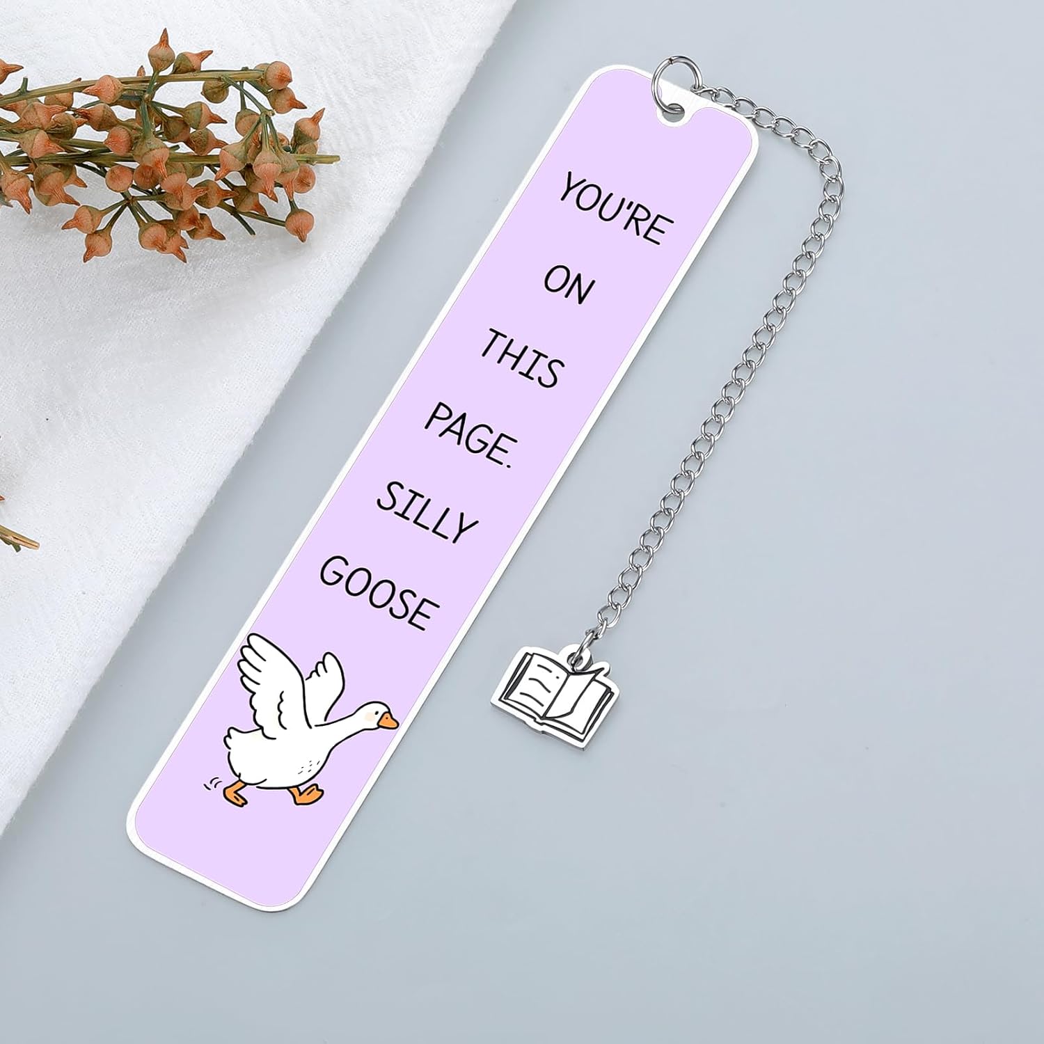 Funny Valentine Bookmarks Silly Goose Bookmarks Cute Goose Gifts for Women Book Lovers Gifts Book Marks for Reading Women Book Accessories Christmas Stocking Stuffers for Reading Woman - Image 5
